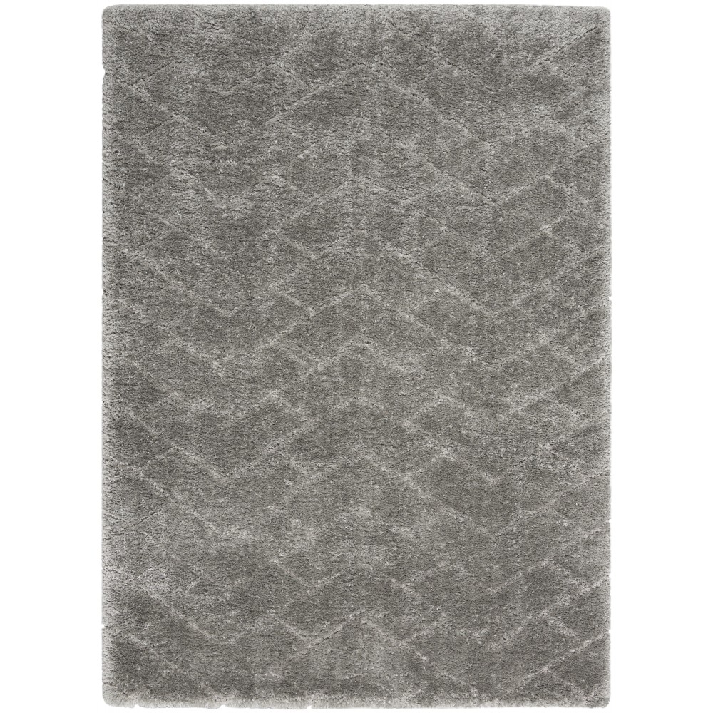 Nourison Dreamy Shag DRS03 Area Rug, Grey, 5'3" x 7'3"