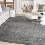 Nourison Dreamy Shag DRS03 Area Rug, Grey, 7'10" x 9'10"