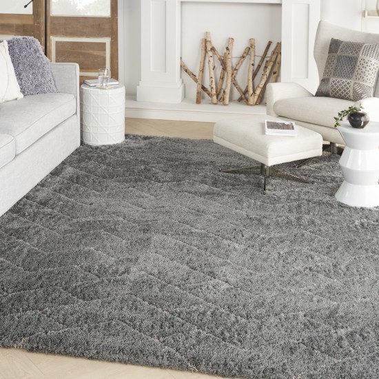 Nourison Dreamy Shag DRS03 Area Rug, Grey, 7'10" x 9'10"