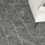 Nourison Dreamy Shag DRS03 Area Rug, Grey, 7'10" x 9'10"