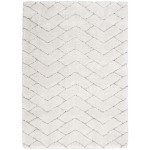 Nourison Dreamy Shag DRS03 Area Rug, Ivory/Grey, 4' x 6'