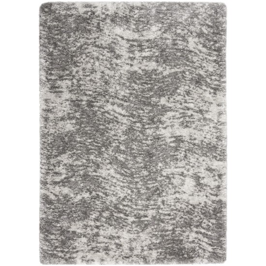 Nourison Dreamy Shag DRS04 Area Rug, Charcoal/Grey, 4' x 6'