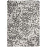 Nourison Dreamy Shag DRS04 Area Rug, Charcoal/Grey, 5'3" x 7'3"