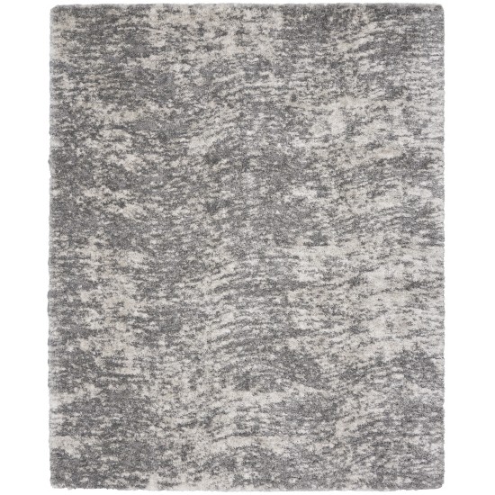 Nourison Dreamy Shag DRS04 Area Rug, Charcoal/Grey, 7'10" x 9'10"