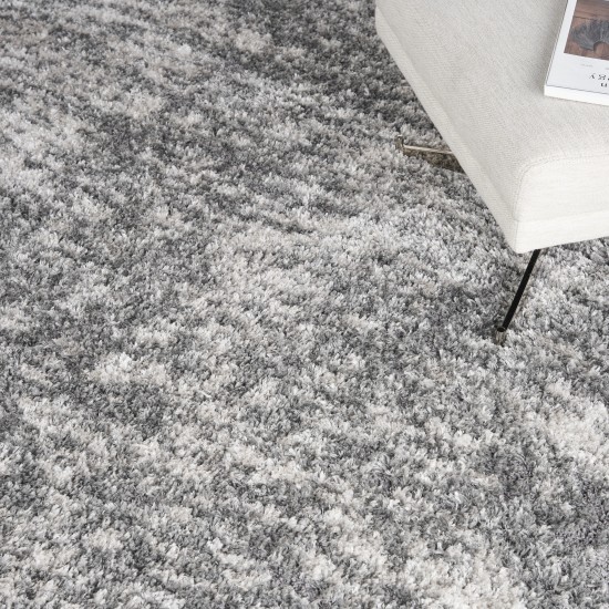 Nourison Dreamy Shag DRS04 Area Rug, Charcoal/Grey, 7'10" x 9'10"