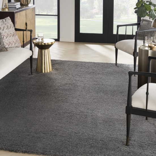 Nourison Dreamy Shag DRS05 Area Rug, Grey, 6'7" x 9'2"