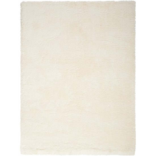 Nourison Dreamy Shag DRS05 Area Rug, Ivory, 5'3" x 7'3"