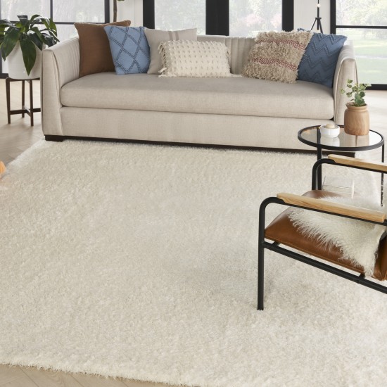 Nourison Dreamy Shag DRS05 Area Rug, Ivory, 7'10" x 9'10"