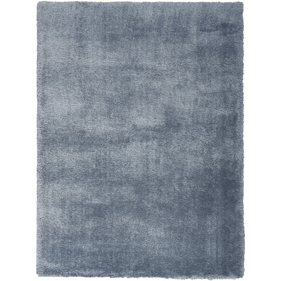 Nourison Dreamy Shag DRS05 Area Rug, Light Blue, 4' x 6'