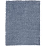 Nourison Dreamy Shag DRS05 Area Rug, Light Blue, 6'7" x 9'2"