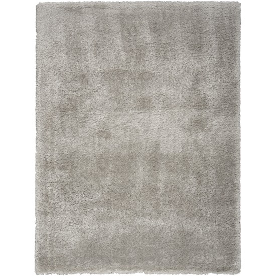 Nourison Dreamy Shag DRS05 Area Rug, Silver, 4' x 6'