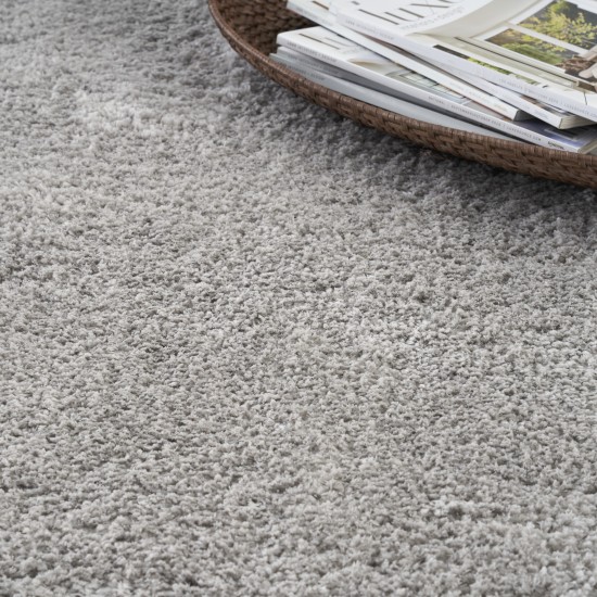 Nourison Dreamy Shag DRS05 Area Rug, Silver, 5'3" x 7'3"