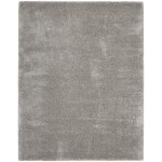 Nourison Dreamy Shag DRS05 Area Rug, Silver, 9' x 12'