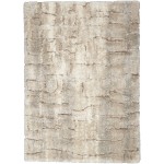 Nourison Dreamy Shag DRS09 Area Rug, Ivory/Beige, 4' x 6'