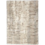 Nourison Dreamy Shag DRS09 Area Rug, Ivory/Beige, 5'3" x 7'3"