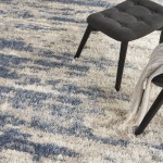 Nourison Dreamy Shag DRS10 Area Rug, Light Blue/Grey, 9' x 12'