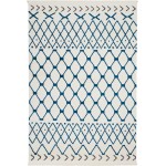 Nourison Kamala DS500 Area Rug, White/Blue, 3'11" x 5'11"