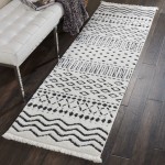 Nourison Kamala DS501 Runner Rug, White, 2'2" x 7'6"