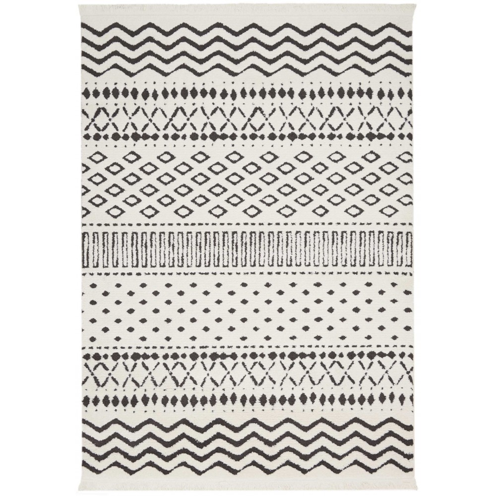 Nourison Kamala DS501 Area Rug, White, 3'11" x 5'11"