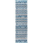 Nourison Kamala DS503 Runner Rug, Ivory/Blue, 2'2" x 7'6"