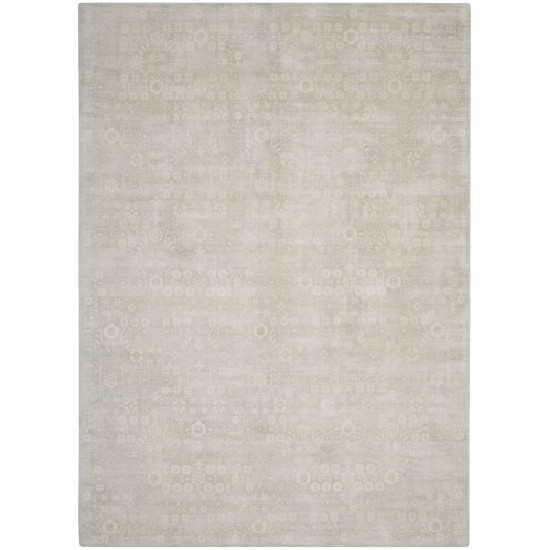 Kathy Ireland Home Desert Skies DSK02 Area Rug, Silver/Green, 8' x 11'