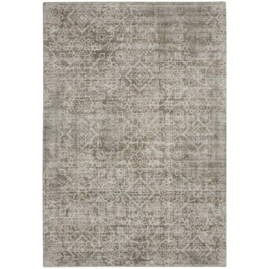 Kathy Ireland Home Desert Skies DSK03 Area Rug, Grey, 3'9" x 5'9"