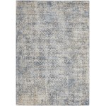 Kathy Ireland Home Desert Skies DSK04 Area Rug, Blue, 5'3" x 7'5"