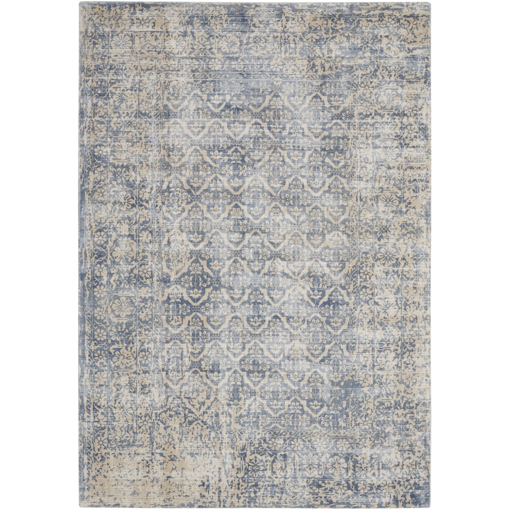 Kathy Ireland Home Desert Skies DSK04 Area Rug, Blue, 5'3" x 7'5"