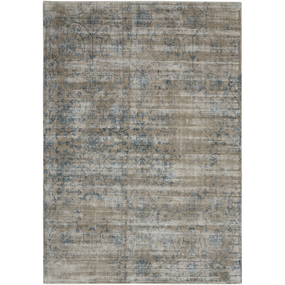 Kathy Ireland Home Desert Skies DSK06 Area Rug, Teal, 3'9" x 5'9"