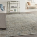 Kathy Ireland Home Desert Skies DSK06 Area Rug, Teal, 9' x 12'