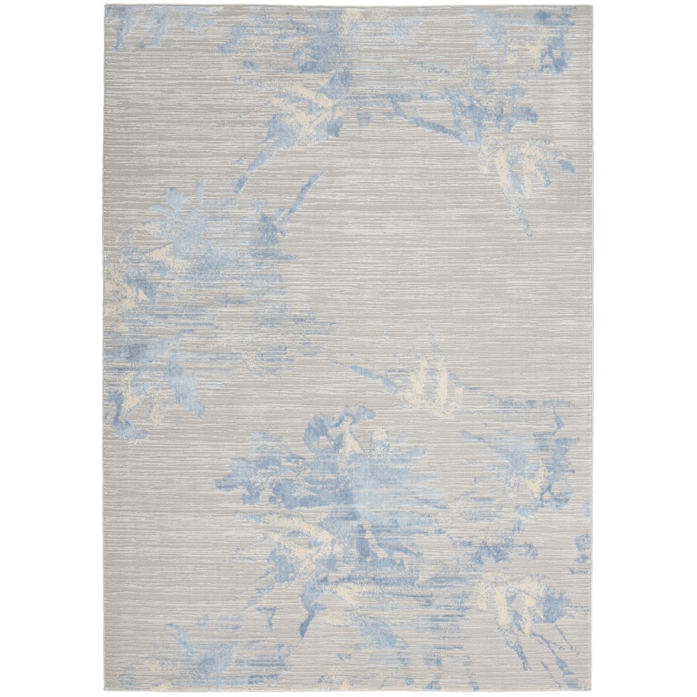 Calvin Klein Ck005 Enchanting ECH01 Area Rug, Grey/Sky, 5'3" x 7'3" Calvin Klein Ck005 Enchanting ECH01 Area Rug, Grey/Sky, 5'3" x 7'3"