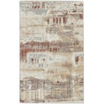 Calvin Klein Ck005 Enchanting ECH02 Area Rug, Grey/Rust, 3'2" x 5'