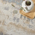 Calvin Klein Ck005 Enchanting ECH02 Runner Rug, Ivory/Seaglass, 2'3" x 7'3"