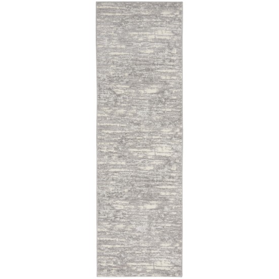 Calvin Klein Ck005 Enchanting ECH03 Runner Rug, Grey/Beige, 2'3" x 7'3"