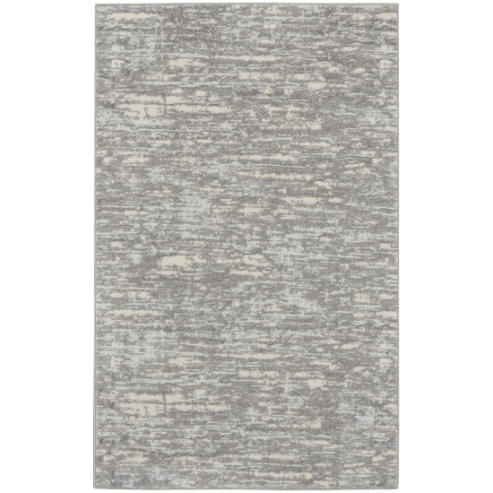 Calvin Klein Ck005 Enchanting ECH03 Area Rug, Grey/Beige, 3'2" x 5'