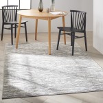Calvin Klein Ck005 Enchanting ECH03 Area Rug, Grey/Beige, 5'3" x 7'3"