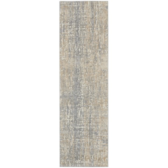 Calvin Klein Ck005 Enchanting ECH04 Runner Rug, Grey/Beige, 2'3" x 7'3"