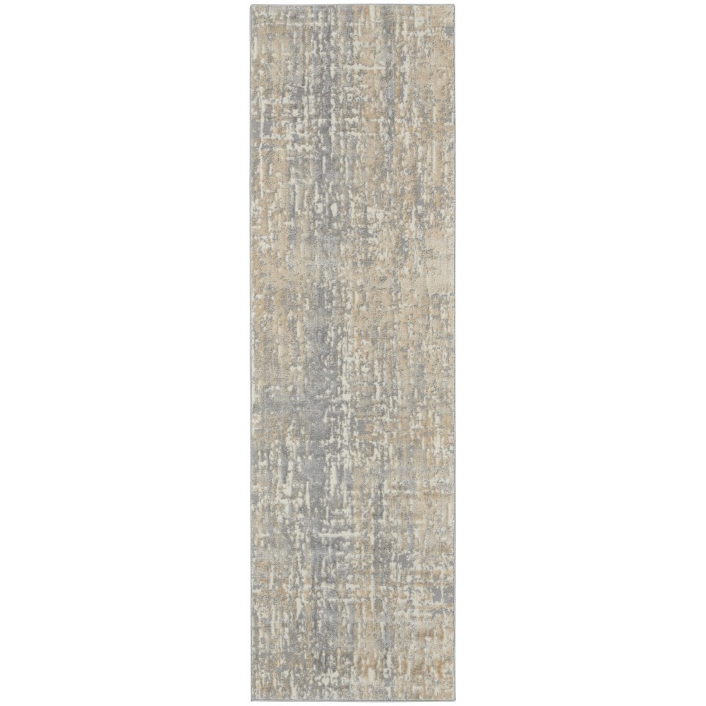 Calvin Klein Ck005 Enchanting ECH04 Runner Rug, Grey/Beige, 2'3" x 7'3"