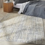 Calvin Klein Ck005 Enchanting ECH04 Area Rug, Grey/Beige, 5'3" x 7'3"