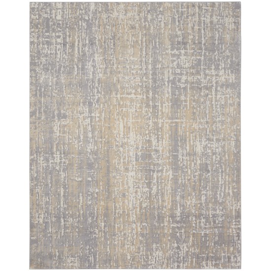 Calvin Klein Ck005 Enchanting ECH04 Area Rug, Grey/Beige, 8' x 10'