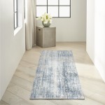 Calvin Klein Ck005 Enchanting ECH04 Runner Rug, Seaglass/Ivory, 2'3" x 7'3"