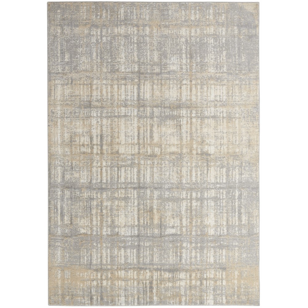 Calvin Klein Ck005 Enchanting ECH05 Area Rug, Grey/Ivory, 5'3" x 7'3"