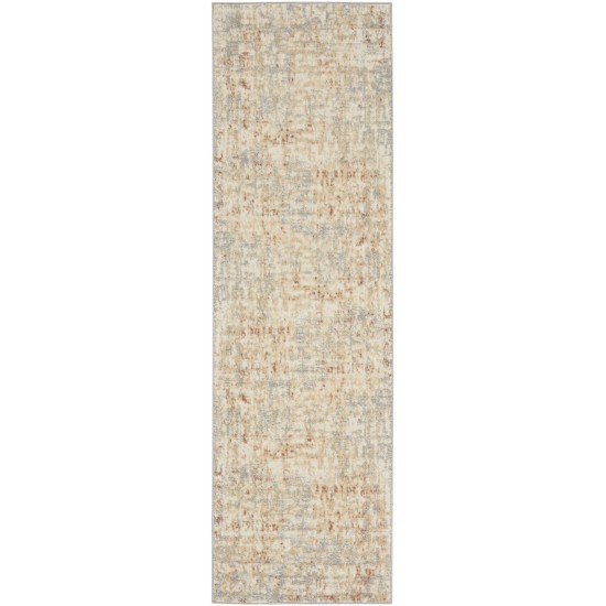 Calvin Klein Ck005 Enchanting ECH06 Runner Rug, Ivory/Grey, 2'3" x 7'3"