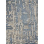 Nourison Ellora ELL01 Area Rug, Blue, 8'6" x 11'6"