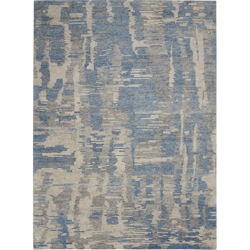 Nourison Ellora ELL01 Area Rug, Blue, 9'9" x 13'9" Nourison Ellora ELL01 Area Rug, Blue, 9'9" x 13'9"