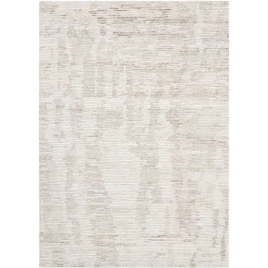 Nourison Ellora ELL01 Area Rug, Ivory/Grey, 5'6" x 7'5"