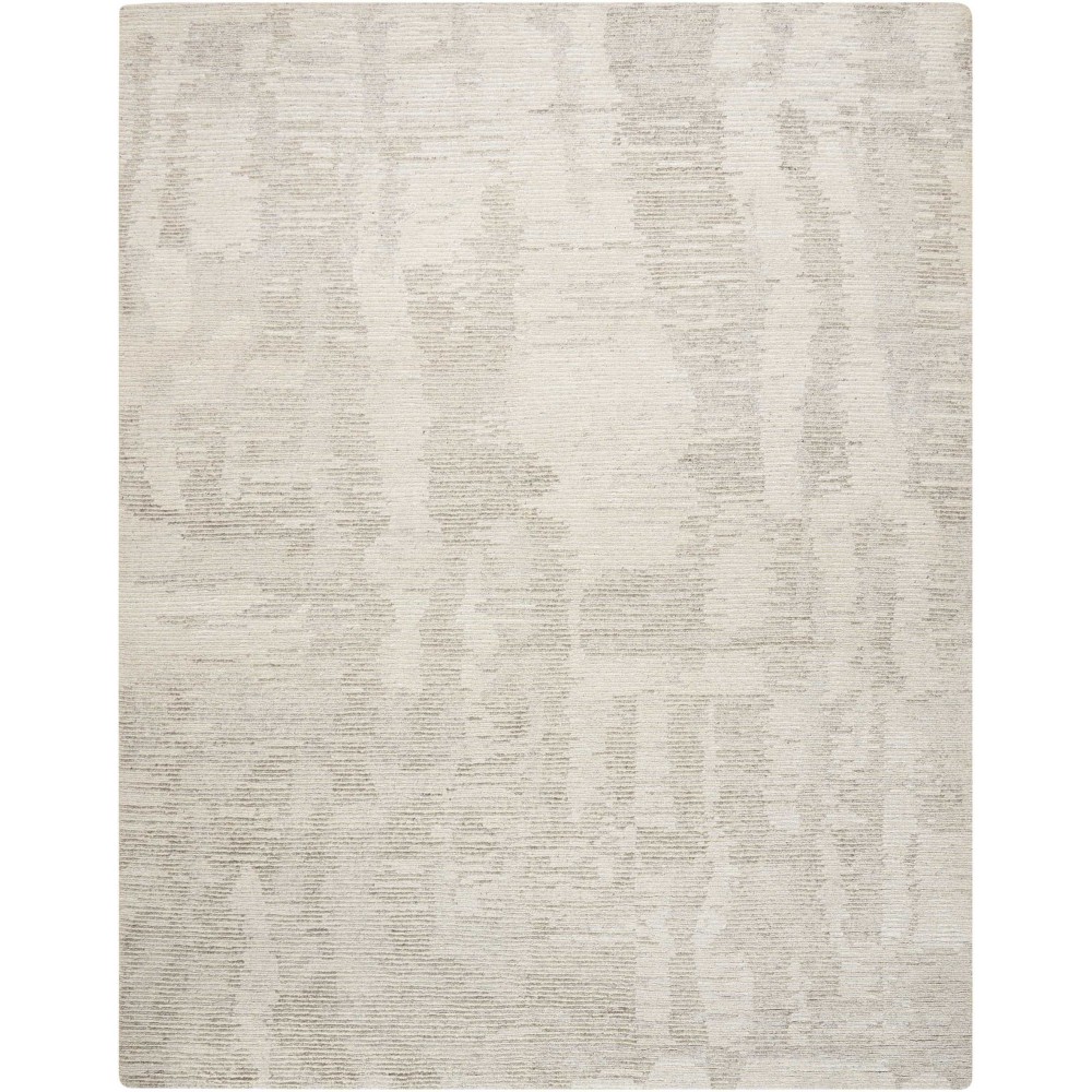 Nourison Ellora ELL01 Area Rug, Ivory/Grey, 7'9" x 9'9"