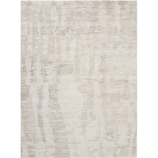 Nourison Ellora ELL01 Area Rug, Ivory/Grey, 9'9" x 13'9"