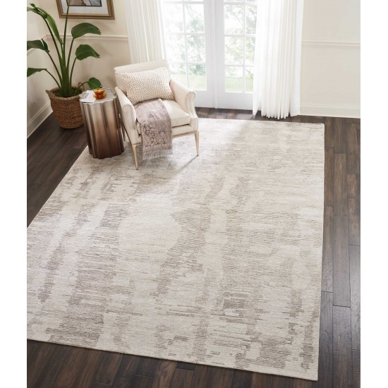 Nourison Ellora ELL01 Area Rug, Ivory/Grey, 9'9" x 13'9"