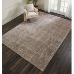 Nourison Ellora ELL02 Area Rug, Sand, 8'6" x 11'6"